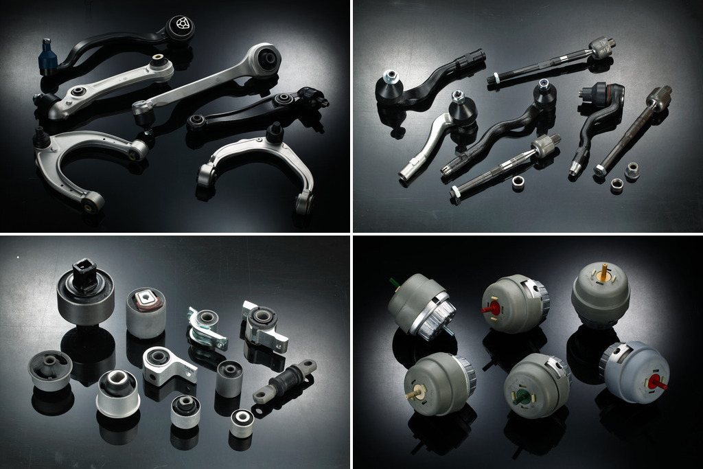 SAS-168 suspension, steering, rubber, and automotive chassis components